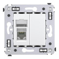 Розетка  RJ-45 кат.5e Avanti Белое облако DKC 4400463