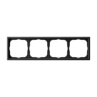ARTGALLERY 4-постовая РАМКА, универсальная, КАРБОН GAL001004