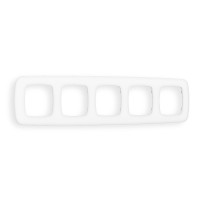 OF140125 Рамка OMEGA Ecta Белый матовый 5-ая AMBRELLA VOLT