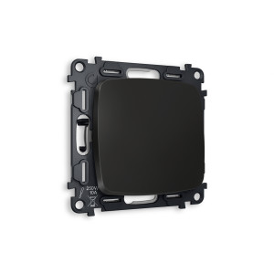 MO801010 Комплект механизма 1-кл выключателя OMEGA Черный матовый QUANT OP8010, VM101 AMBRELLA VOLT