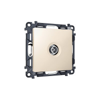 MA333005 Комплект механизма TV розетки оконечной экранированной 5-1000MHz 3dB ALFA Бежевый матовый QUANT AP3330, VM199 AMBRELLA VOLT