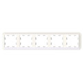 ATLASDESIGN ANTIQUE 5-постовая РАМКА, универсальная, ЖЕМЧУГ ATN100405