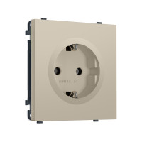 MS346010 Комплект механизма электрической розетки SIGMA Кашемир 50Hz 2P+E с/з 16A-250V QUANT PRO (SP3460, PR141)