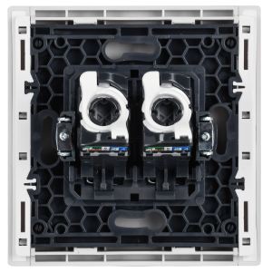 FORTE&PIANO Розетка компьютерная двойная RJ45 кат.5E FP233 белый IEK