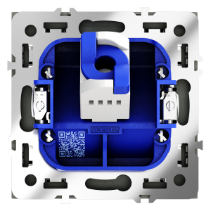 Розетка компьютерная встраиваемая VOLTUM S70 RJ45 кат.6, графит
