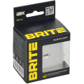 BRITE Розетка USB C 65Вт высокоскоростная зарядка РЮ12-1-БрА алюминий IEK