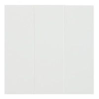 Клавиши трехклавишного выключателя, белый сатин (35661 MW)