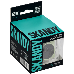 SKANDY Термостат электронный с индикацией SK-T01G мятный IEK