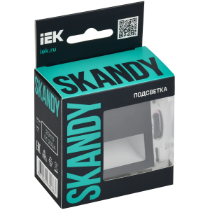 SKANDY Подсветка LED встраиваемая SK-L01G графит IEK