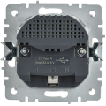 BRITE Розетка 1-местная с заземлением с защитными шторками 16А с USB AA 5В 3,1А РЮш10-2-БрАБ арктический белый IEK