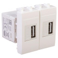 Устройство зарядное USB 2мод. 2.1А Avanti Белое облако DKC 4400542