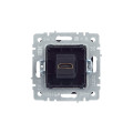 BRITE Розетка HDMI РHDMI-0-БрМ маренго IEK