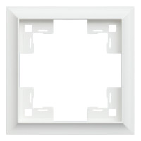 Одноместная рамка классик, белый сатин (35910 MW)