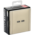 FORTE&PIANO Розетка USB A+A 3,1А FP449 ваниль IEK