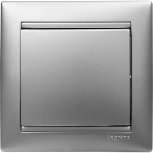 Механизм выключателя 1-кл. СП Valena 10А IP31 250В алюминий Leg 770101