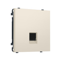MS332030 Комплект механизма телефонной розетки SIGMA Бежевый матовый RJ-11 (4P4C) с/ш QUANT PRO (SP3320, PR190)