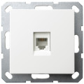 Jasmart G Белый глянцевый Розетка RJ45