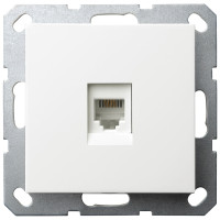 Jasmart G Белый глянцевый Розетка RJ45