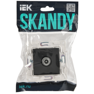 SKANDY Розетка TV проходная SK-A17G графит IEK