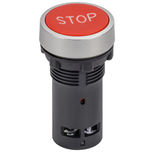 Кнопка IP65 с маркировкой "STOP" моноблок 1NO+1NC красная MASTER IEK