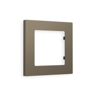 AF220631 Рамка ALFA Techno Темная бронза матовый 1-ая AMBRELLA VOLT