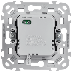 FLITE Розетка USB A+A 3,1А РЮ-2-ФлБ белый IEK