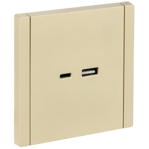 FORTE&PIANO Розетка USB A+C 3,1А FP450 ваниль IEK