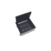 MultiDesk Люк на 12 модулей IP40 для бетонных полов с монтажной коробкой, тип MDK10 MDK10212