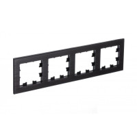 ATLASDESIGN NATURE 4-постовая РАМКА, МЕТАЛЛ ОНИКС ATN312304