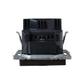 BRITE Розетка 1-местная с заземлением с защитными шторками 16А с USB AA 5В 2,1А РЮш10-1-БрТБ темная бронза IEK