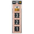 BRITE Рамка 4-местная РУ-4-2-БрП стекло персиковый матовый IEK