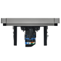 FORTE&PIANO Розетка компьютерная RJ45 кат.6 FP531 сталь IEK