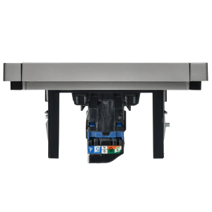 FORTE&PIANO Розетка компьютерная RJ45 кат.6 FP531 сталь IEK