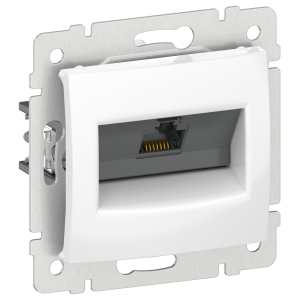IEKVALENA Розетка компьютерная RJ45 категория 5Е UTP 6942861 белый IEK