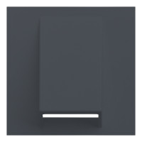 Лицевая панель для вывода кабеля, базальт (35170 BT)