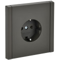 Розетка СП FORTE&PIANO FP316 16А с заземл. без защ. шторок винт. крепл. сер. IEK FP-R11-16-K03