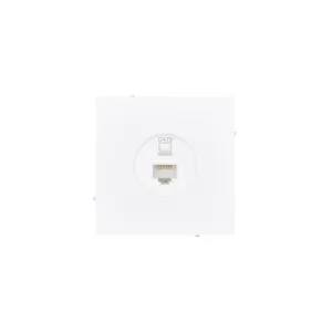 Розетка компьютерная 1-м СП ESTET IP20 кат.6 механизм бел. LEZARD 745-0288-140