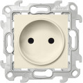 Розетка Simon SIMON 24 HARMONIE, скрытый монтаж, со шторками, слоновая кость, 2450441-031