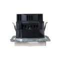 BRITE Розетка 1-местная с заземлением с защитными шторками 16А с USB AA 5В 2,1А РЮш10-1-БрЖ жемчуг IEK