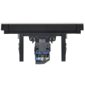 FORTE&PIANO Розетка компьютерная RJ45 кат.6 FP831M металл слоновая кость IEK