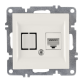 Arvia Electric, L/K Механизм, Розетка компьютерная (Rj45 Cat6), (белый)