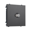 MS663050 Комплект механизма TV розетки SAT SIGMA Антрацит серый 5-2400MHz 3.5dB QUANT PRO (SP6630, PR215)