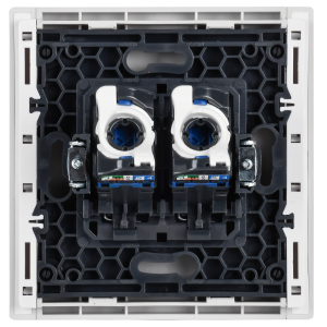 FORTE&PIANO Розетка компьютерная двойная RJ45 кат.6 FP234 белый IEK