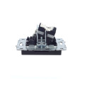 BRITE Розетка двойная TV+RJ45 кат.5E РТВ/РК12-БрГ графит IEK