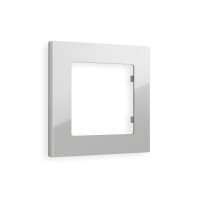 AF220401 Рамка ALFA Techno Серебро глянец 1-ая AMBRELLA VOLT