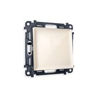 MA301010 Комплект механизма 1-кл выключателя ALFA Бежевый глянец QUANT AP3010, VM101 AMBRELLA VOLT