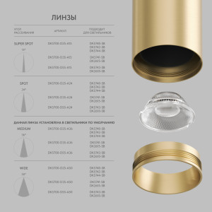Линза Denkirs DK5700-D35-A15
