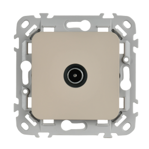 FLITE Розетка TV экранированная оконечная тип M РТВм-1-1-1-ФлЛ льняной IEK