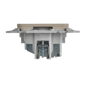 FLITE Розетка TV экранированная оконечная тип M РТВм-1-1-1-ФлЛ льняной IEK