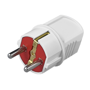 Arvia Electric, Вилка с заземлением, (белая)